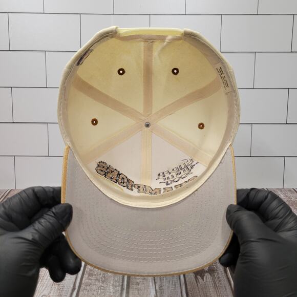 Drew Pearson Super Bowl Champions XXXI Vintage Wave Spell Out Cotton Snapback - Picture 6 of 9